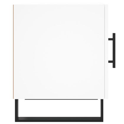 Нощни шкафчета 2 бр бели 40x40x50 см инженерно дърво