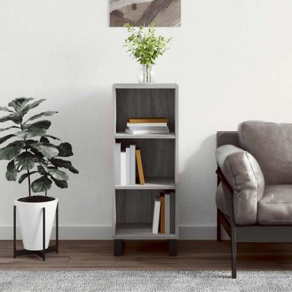 Сайдборд, сив сонома, 34,5x32,5x90 см, инженерно дърво