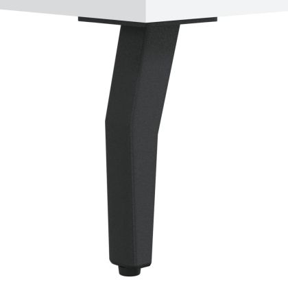 ТВ шкаф, бял, 80x36x50 см, инженерно дърво