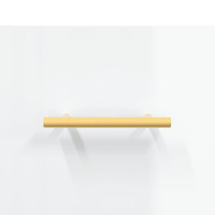 Кафе маса, бял гланц, 90x50x40 см, инженерно дърво