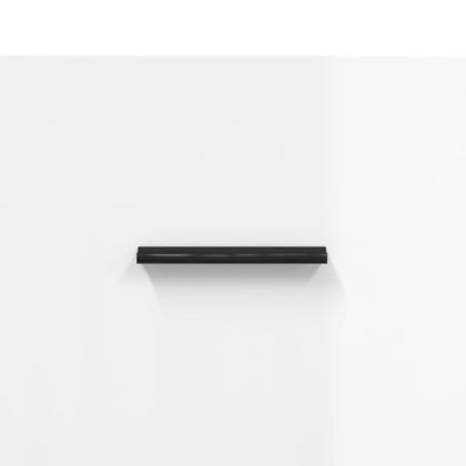 Кафе маса, бял гланц, 90x50x40 см, инженерно дърво