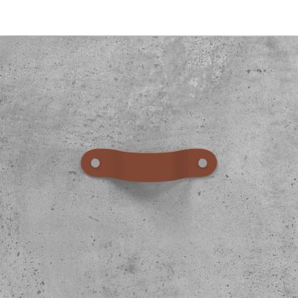 Кафе маса, бетонно сива, 102x50x40 см, инженерно дърво