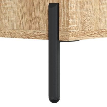 Кафе маса, дъб сонома, 102x50x40 см, инженерно дърво