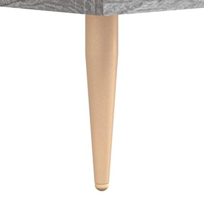 Кафе маса, сив сонома, 50x50x40 см, инженерно дърво