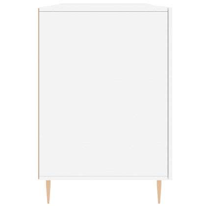 Бюро, бяло, 140x50x75 см, инженерно дърво