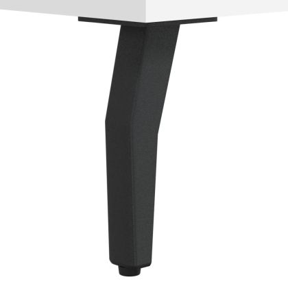 Шкаф за обувки, бял, 30x35x105 см, инженерно дърво