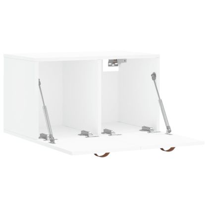 Стенен шкаф, бял, 60x36,5x35 см, инженерно дърво