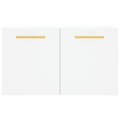 Стенен шкаф, бял, 60x36,5x35 см, инженерно дърво