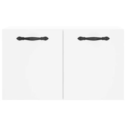 Стенен шкаф, бял, 60x36,5x35 см, инженерно дърво