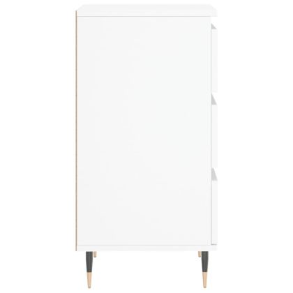 Бюфет бял 40x35x70 см инженерно дърво