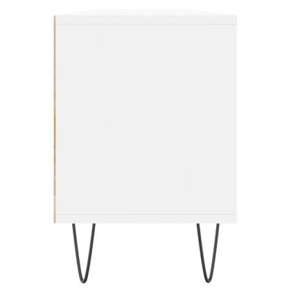 ТB шкаф, бял, 150x30x44,5 см, инженерно дърво