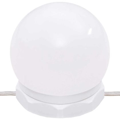 Тоалетка с LED лампи, сонома дъб, 96x40x142 см