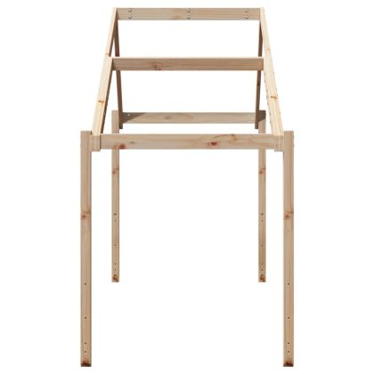 Покрив за детско легло, 203x95,5x142 см, бор масив