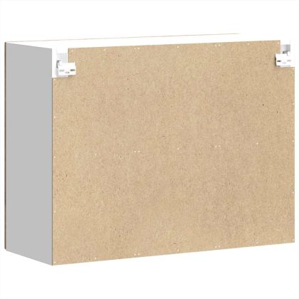 Кухненски стенен шкаф с стъклена врата, Kalmar, инженерно дърво