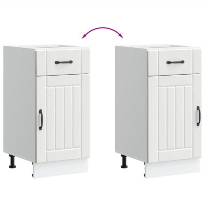 Кухненски шкаф Lucca Бяла инженерна дървесина