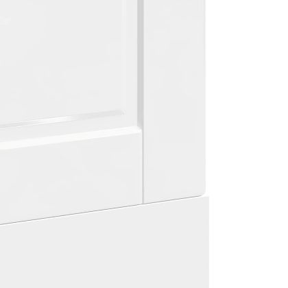 Панел за съдомиялна машина, Porto, бял гланц, инженерно дърво