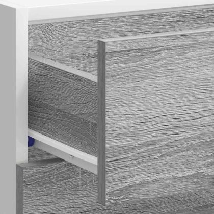 Кухненски шкаф "Lyon", сив, инженерно дърво сонома