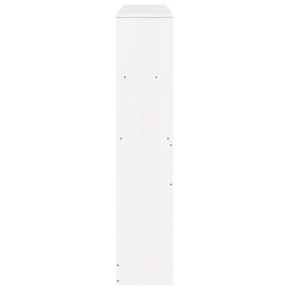 Горна табла с място за съхранение, 140 см, масивно дърво бор