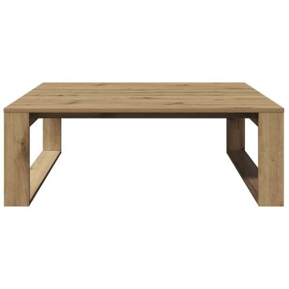 Кафе маса, дъб артизан, 100x100x35 см, инженерно дърво