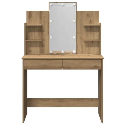 Тоалетка с LED осветление Artisan Oak 96x40x142 cm