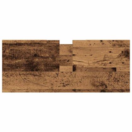 Шкаф за баня, старо дърво, 80x33x60 см, инженерно дърво