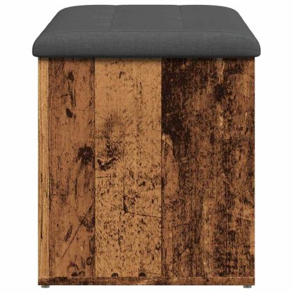 Пейка за съхранение Старо дърво 82x42x45 cm Инженерна дървесина