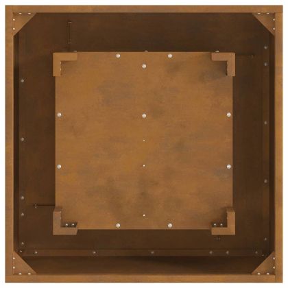 Огнище Кафяво 60 x 60 x 30 cm Стомана