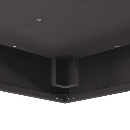 Огнище Черно 80 x 80 x 40 cm Студено валцована стомана