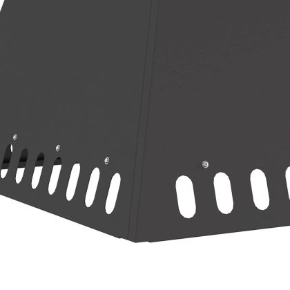 Огнище Черно 60 x 60 x 50 см Студено валцована стомана