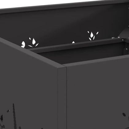 Огнище Черно 60 x 60 x 30 cm Стомана