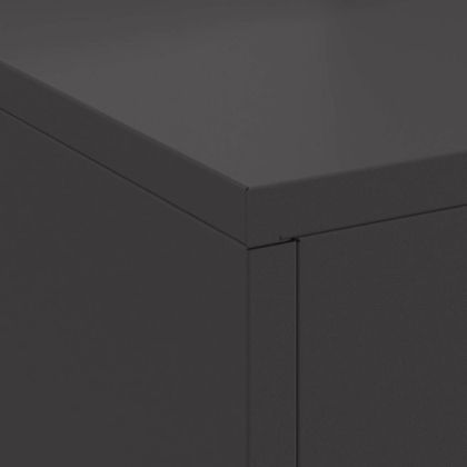 Огнище Черно 60 x 40 x 96 см Стомана