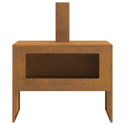 Огнище Кафяво 80 x 50 x 96 см Стомана