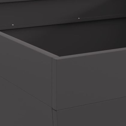 Огнище Черно 80 x 80 x 43 см Стомана