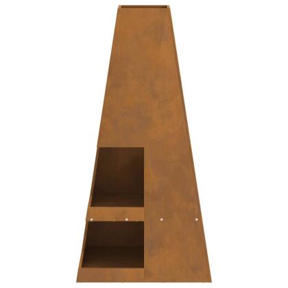 Огнище Кафяво 50 x 50 x 100 cm Стомана