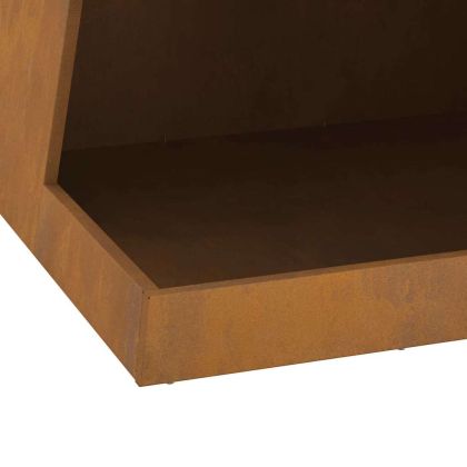 Огнище Кафяво 50 x 50 x 100 cm Стомана