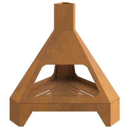 Огнище Кафяво 50 x 43 x 52 см Стомана