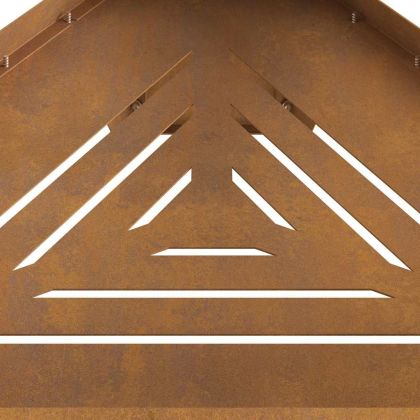 Огнище Кафяво 50 x 43 x 52 см Стомана