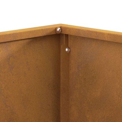 Огнище Кафяво 60 x 60 x 30 cm Стомана