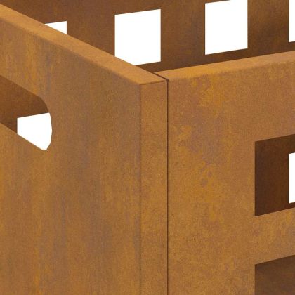 Огнище Кафяво 50 x 30 x 40 см Стомана