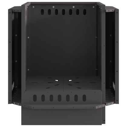 Бездимна камина Черно 48 x 48 x 51 см Стомана