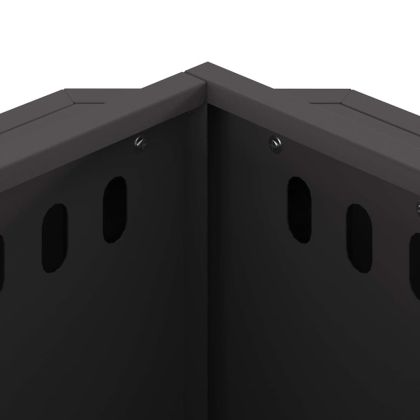 Бездимна камина Черно 38 x 38 x 51 см Стомана