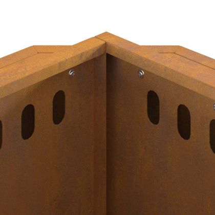 Бездимна камина Кафяво 38 x 38 x 51 см Стомана