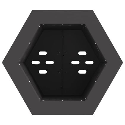 Бездимна камина Черно 38 x 38 x 51 см Стомана