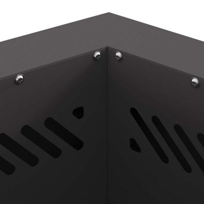 Бездимна камина Черно 38 x 38 x 51 см Стомана