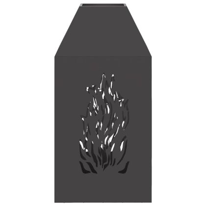 Огнище Черно 50 x 50 x 100 cm Стомана