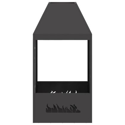 Огнище Черно 50 x 50 x 100 cm Стомана