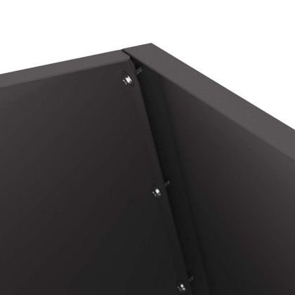 Огнище Черно 50 x 50 x 100 cm Стомана