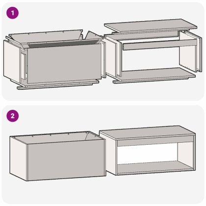Огнище Черно 160 х 45 х 35 см Стомана