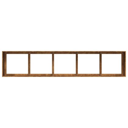 Кашпа, ръждива, 200x40x40 см, патинираща стомана