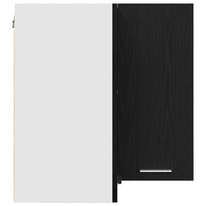 Висящ ъглов шкаф Riga Черен дъб 57 x 57 x 60 см Инженерно дърво